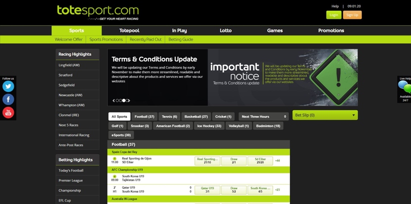 Totesport 2021 Sportsbook Review