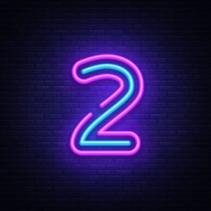 Number Two Neon