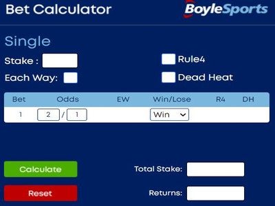 Boylesports Bet Calculator