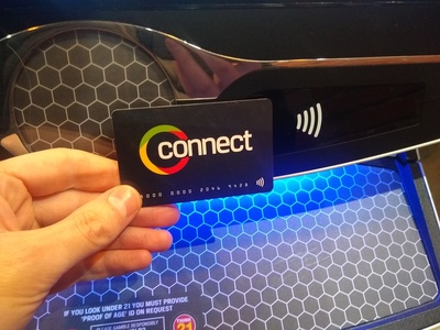 Coral Connect Card at Terminal
