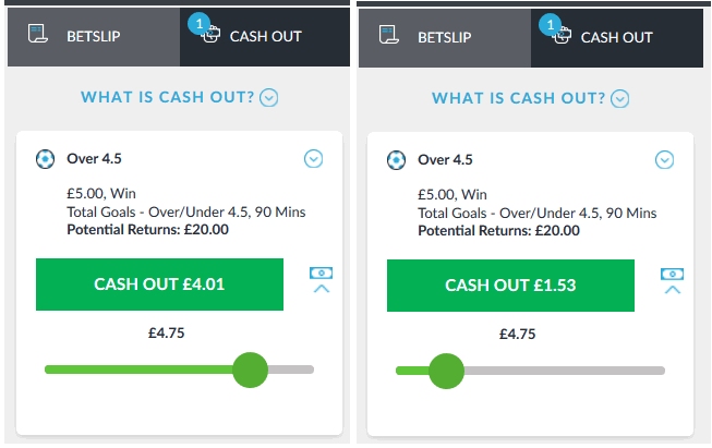 example of a live partial cash out