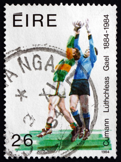 gaelic football irish centenary stamp