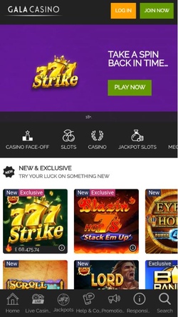 Gala Casino Mobile App