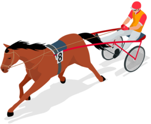 harness racer graphic