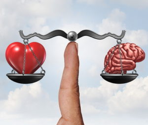 head heart balance rational thinking