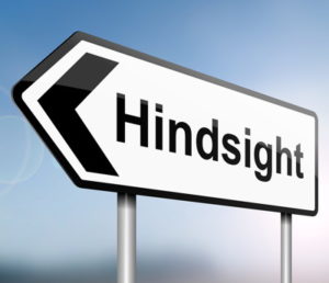 hindsight road sign