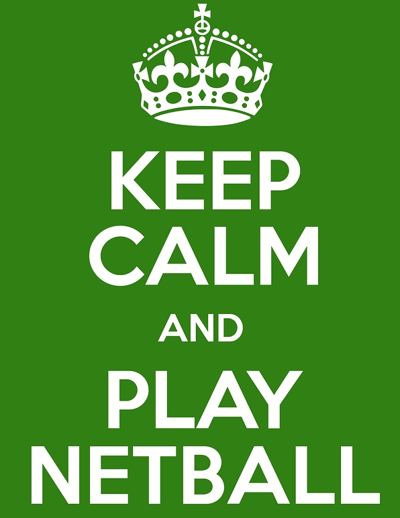 keep calm and play netball