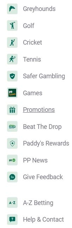 Paddy Power Lists