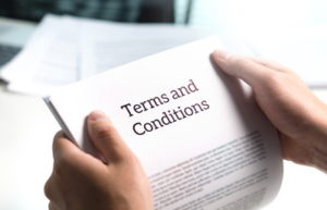 reading terms and conditions