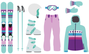 skiing equipment