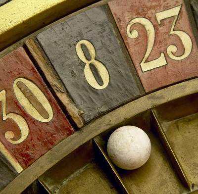vintage roulette wheel