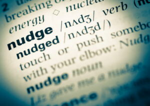 word nudge close up dictionary